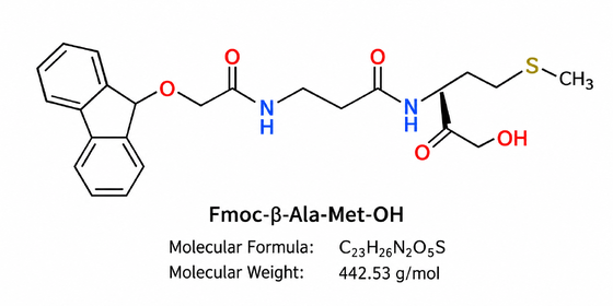 Peptit Araştırma Safsızlığı Fmoc-β-Ala-Met-OH HPLC 99+